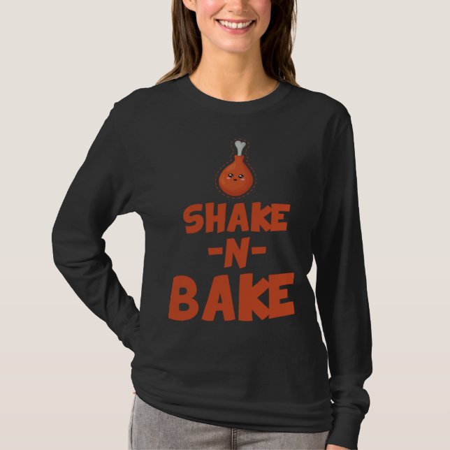 Camiseta Cool Shake N Bake Chicken Wing Nugget Chicken Owne (Anverso)