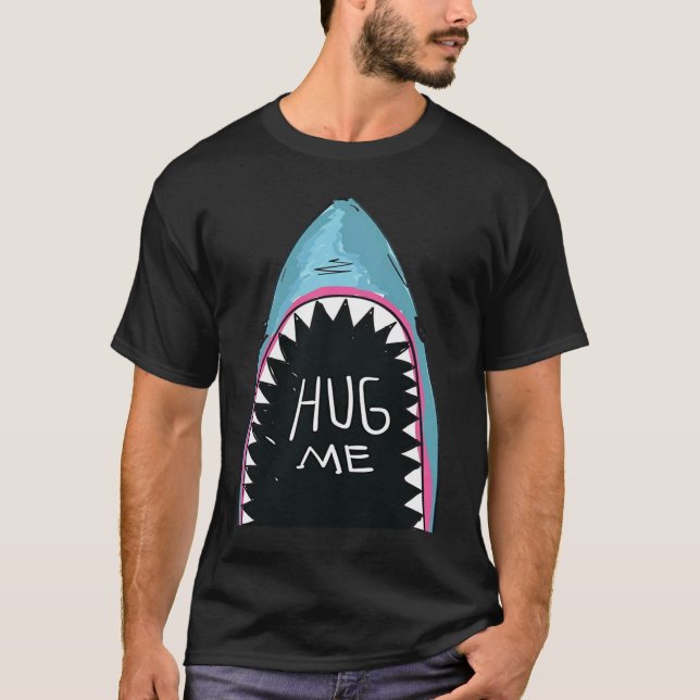 Camiseta Cool Shark Hug Me Summer Surf Club (Anverso)