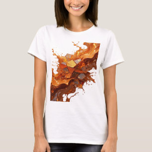 Camiseta Cool Silver ABSTRACT ART Statement v4