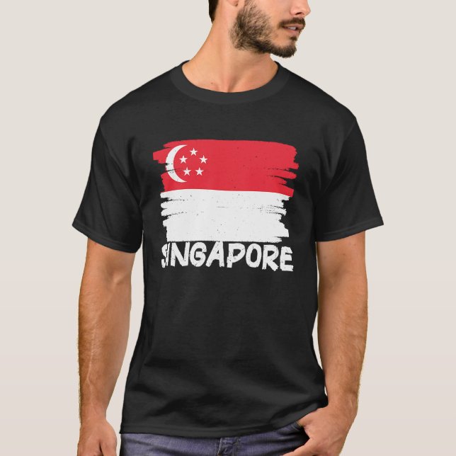 Camiseta Cool Singapore Flag (Anverso)
