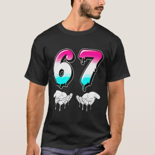 Camiseta Cool Six Seven 6 7 Meme Gen Alpha Moda Costume Ma