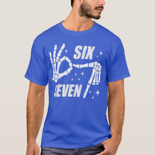 Camiseta Cool Six Seven Número Gen Alpha jerga 6 7 Tendenci