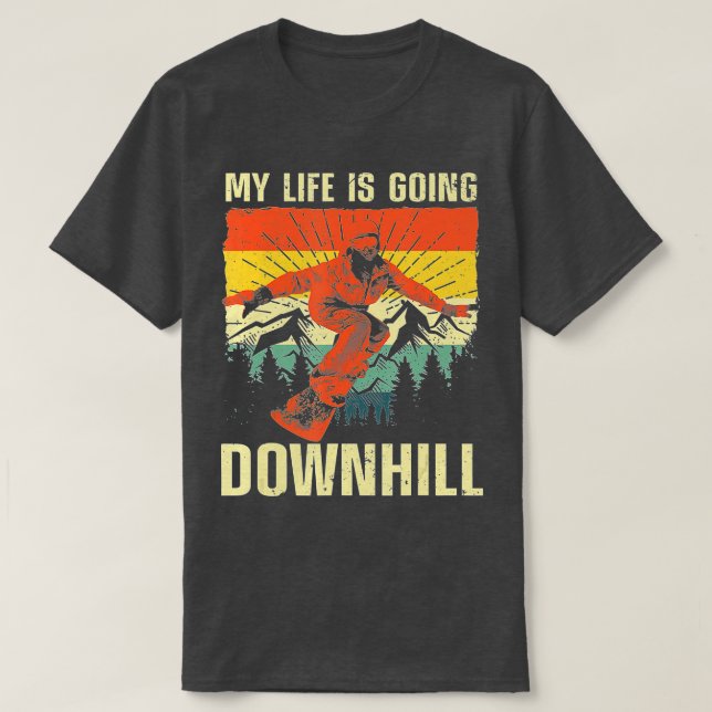 Camiseta Cool Snowboarding Art For Men Women Snowboard Snow (Diseño del anverso)