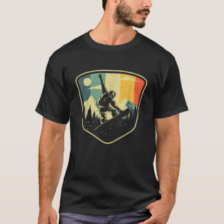 Camiseta Cool Snowboarding Design For Men Women Vintage Sno