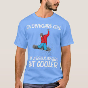 Camiseta Cool Snowboarding For Girls Kid Snowboard Snow Win