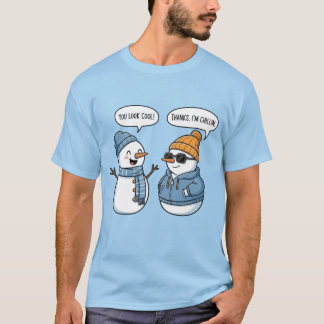 Camiseta Cool Snowman Friends