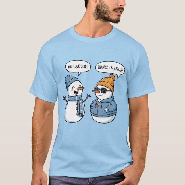 Camiseta Cool Snowman Friends (Anverso)