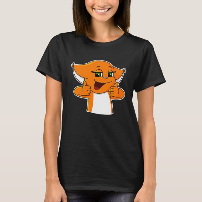 Camiseta Cool Squirrel Holding Thumbs Up (Anverso)