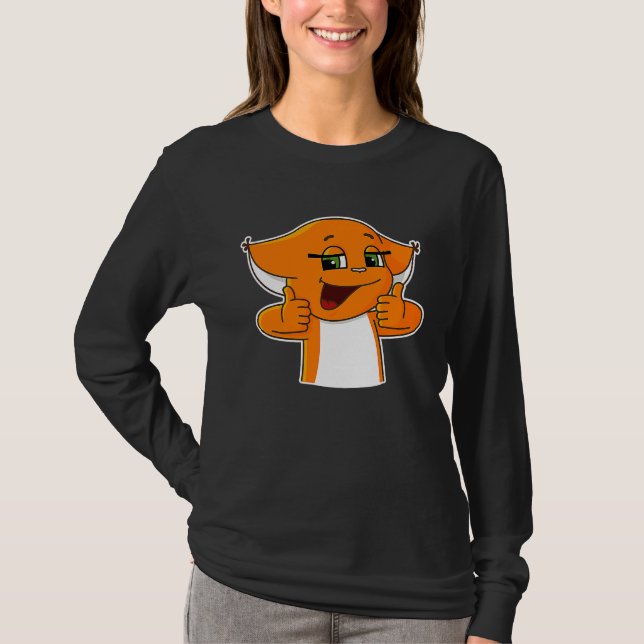 Camiseta Cool Squirrel Holding Thumbs Up (Anverso)