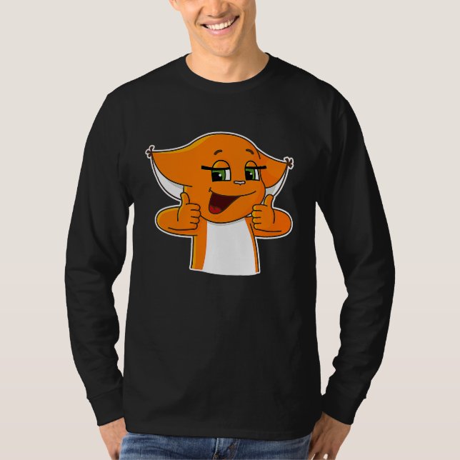 Camiseta Cool Squirrel Holding Thumbs Up (Anverso)