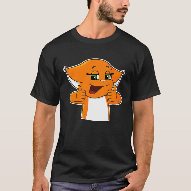 Camiseta Cool Squirrel Holding Thumbs Up (Anverso)