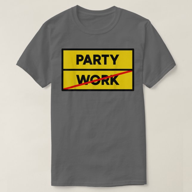 Camiseta Cool Statement Party Motivation Festival  (Diseño del anverso)
