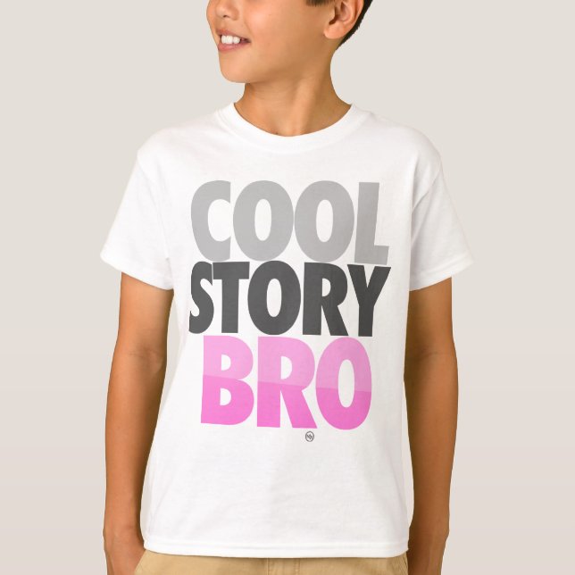 Camiseta Cool Story Bro (Pink) (Anverso)