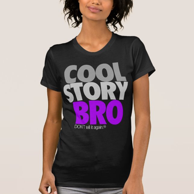 Camiseta Cool Story Bro (púrpura) (Anverso)