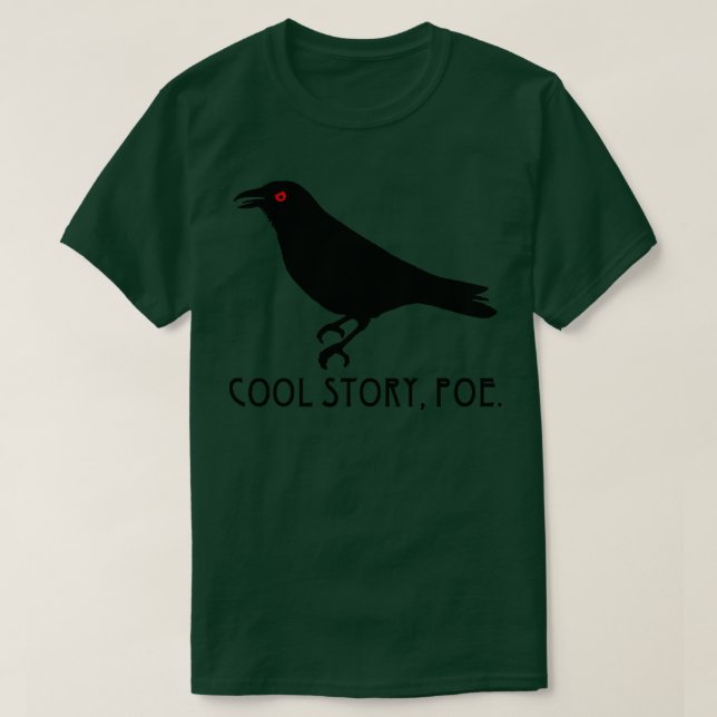 Camiseta COOL STORY POE con Raven (Diseño del anverso)