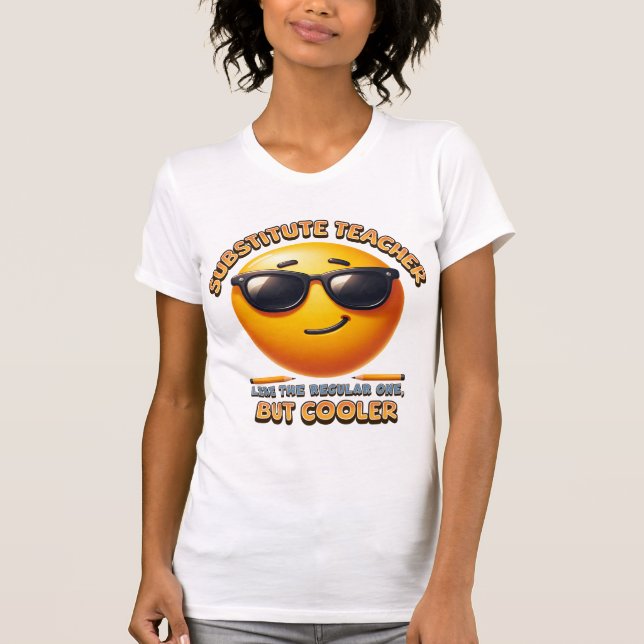 Camiseta Cool Substitute Teacher (Anverso)