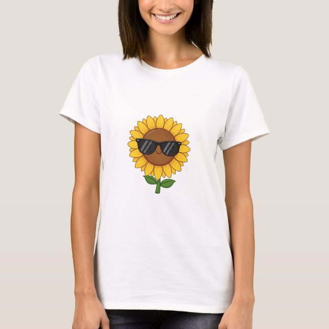 Camiseta Cool Sunflower Vibes (Anverso)