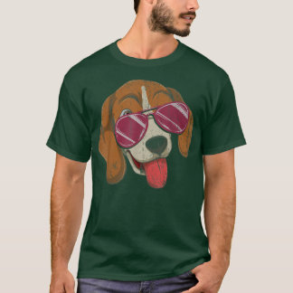 Camiseta Cool Sunglasses Dog Lover Pet Owner Dog Owner Beag