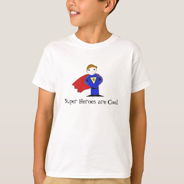 Camiseta Cool Super Héroe (Anverso)