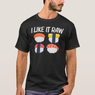 Camiseta Cool Sushi For Men Women Japanese Sashimi Seafood 