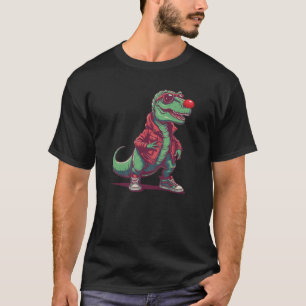 Camiseta Cool T-Rex – Estilo Retro de Calle