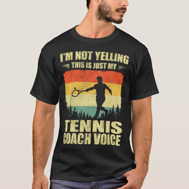 Camiseta Cool Tennis Coach For Men Women Team Tennis Player (Anverso)