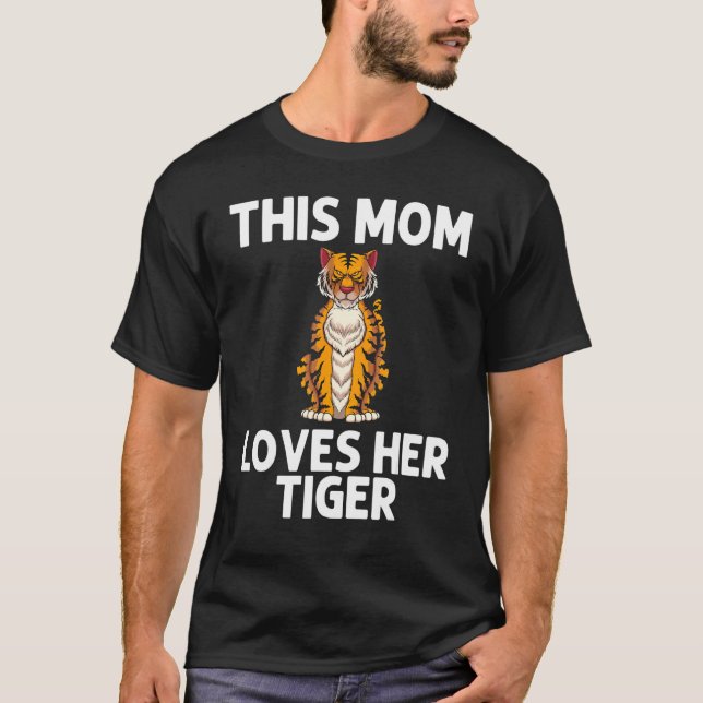 Camiseta Cool Tiger For Mom Mother Bengal Tiger African Tig (Anverso)