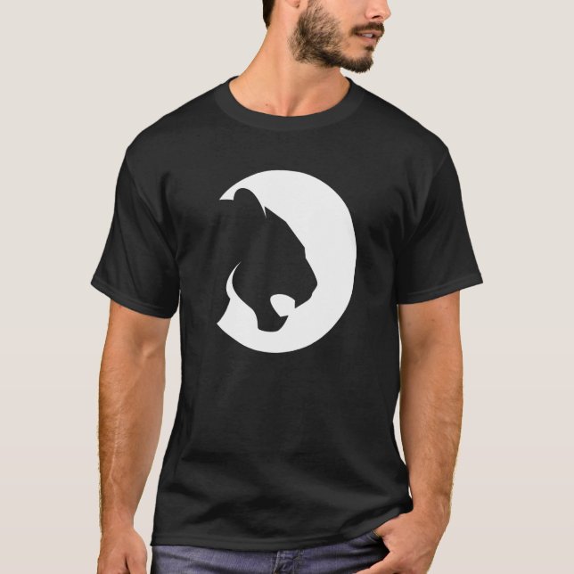 Camiseta Cool Tiger Leopard Cougar Puma Head Face Animal Wi (Anverso)