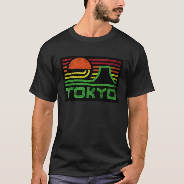Camiseta Cool Tokyo Japan Outfit Illustration Graphic Cool  (Anverso)