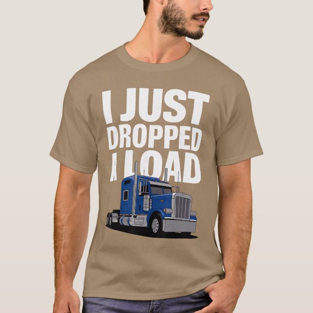 Camiseta Cool Truck Driver Art for Men Women Big Rig Traile (Anverso)