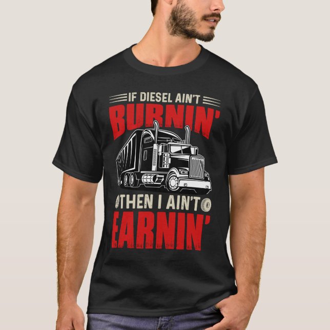 Camiseta Cool Truck Driver Father Dad Husband (Anverso)