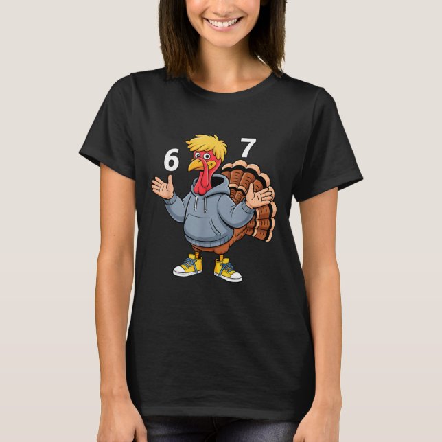 Camiseta Cool Turkey 67 Funny Hip Hop Hoodie 67 Thanksgivin (Anverso)