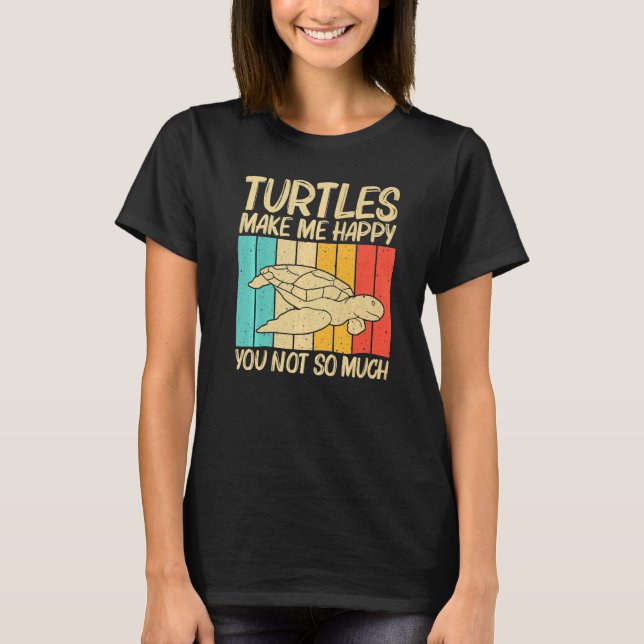 Camiseta Cool Turtle For Men Women Sea Turtle Aquatic Anima (Anverso)