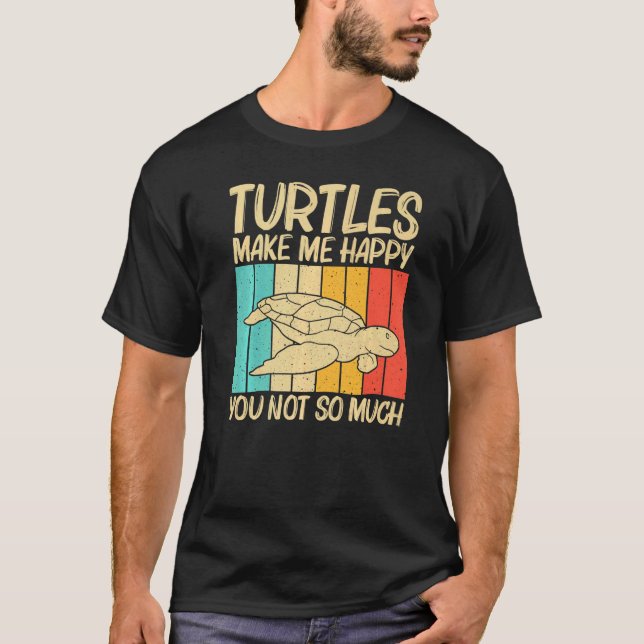 Camiseta Cool Turtle For Men Women Sea Turtle Aquatic Anima (Anverso)