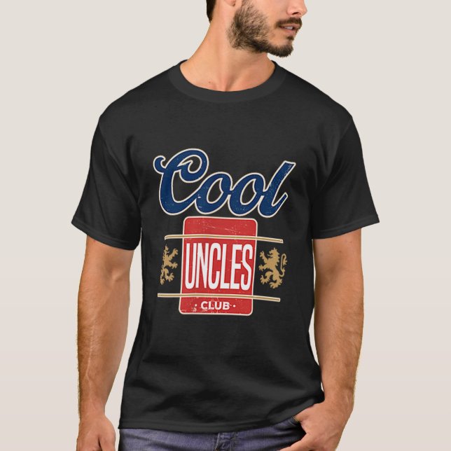 Camiseta Cool Uncles Club For New Uncle Father's Day Uncle  (Anverso)