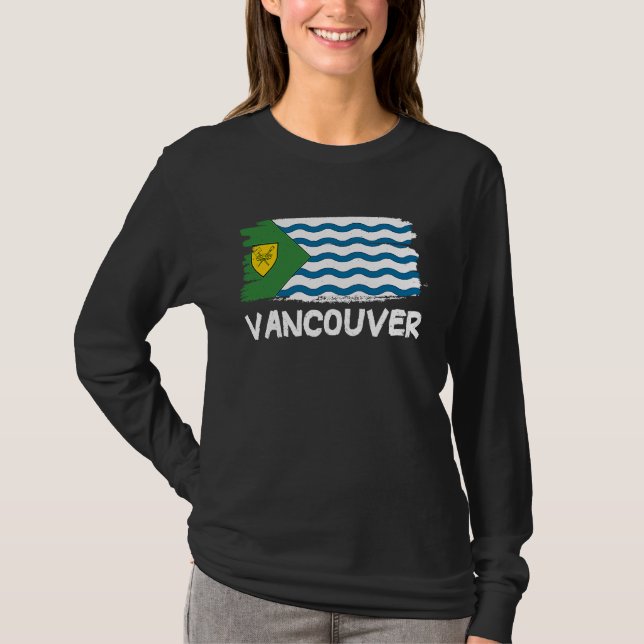 Camiseta Cool Vancouver Flag (Anverso)