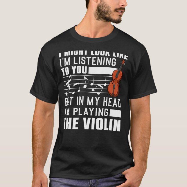 Camiseta Cool Violin For Men Women Violinist Player Viola C (Anverso)