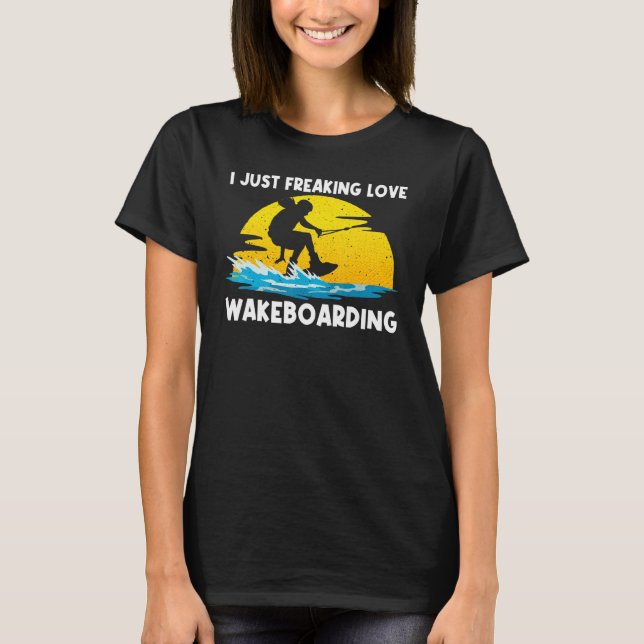Camiseta Cool Wakeboarding For Men Women Wakeboard Wakeboar (Anverso)