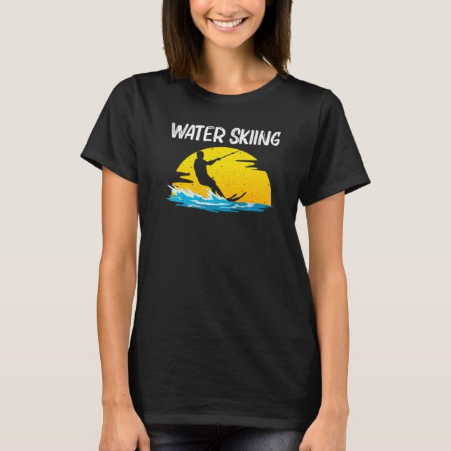 Camiseta Cool Water Skiing For Men Women Ski Sports Skiers  (Anverso)