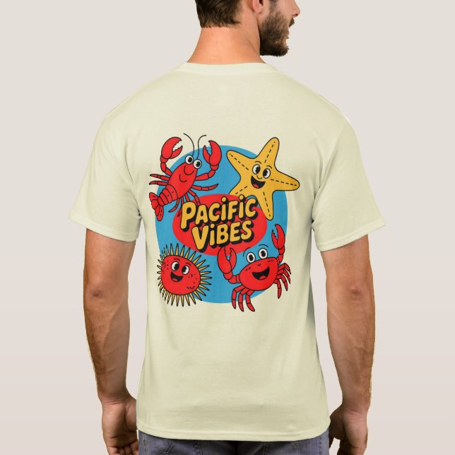 Camiseta Cool Wave Pacific (Reverso)