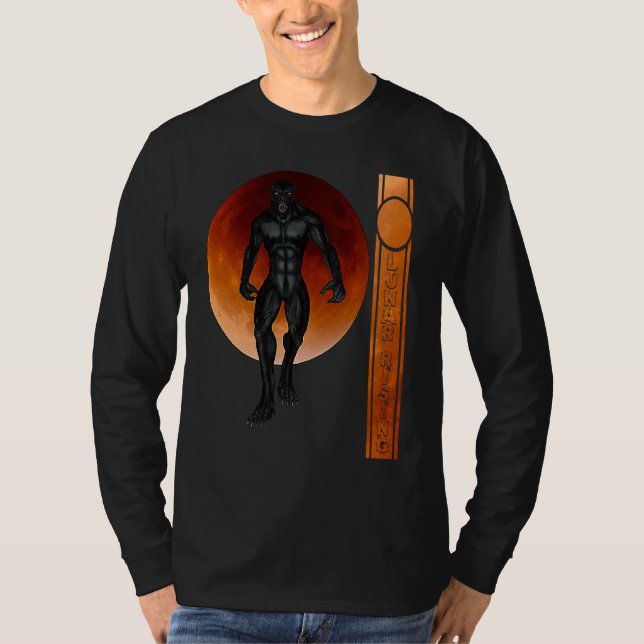 Camiseta Cool Werewolf Lychan Full Moon Halloween Blood Moo (Anverso)