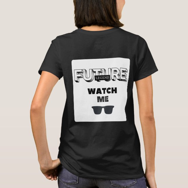 Camiseta Cool Witty Design Future Legend (Reverso)