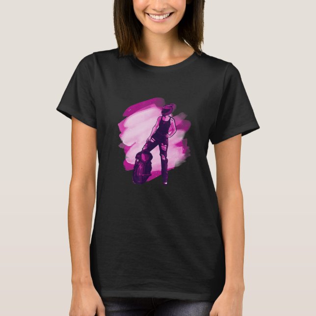 Camiseta Cool Woman Electric Unicycle (Anverso)