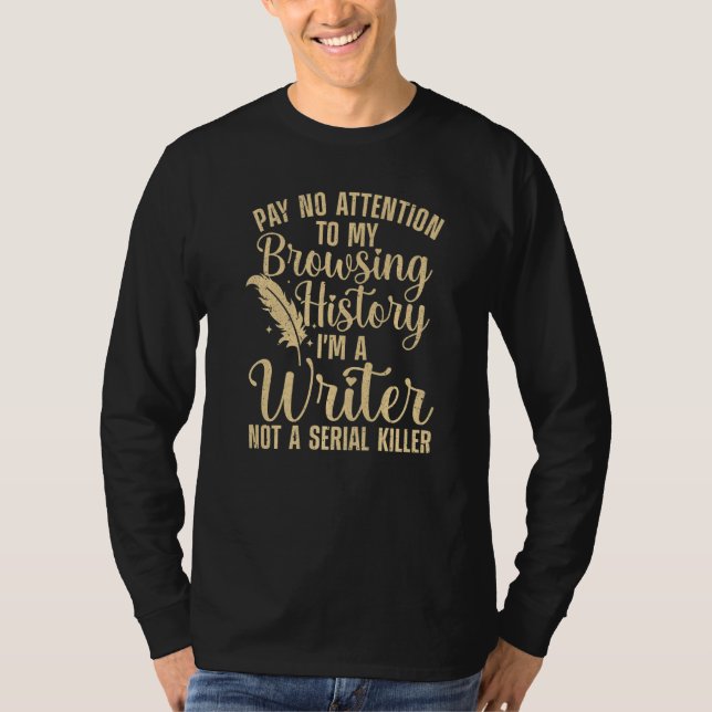 Camiseta Cool Writer For Men Women Author Journalist Writin (Anverso)