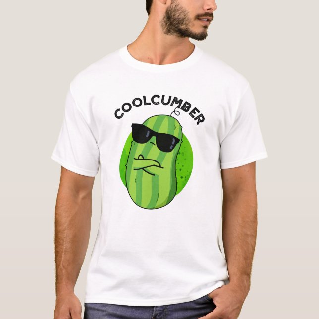 Camiseta Coolcumber Funny Veggie Cucumber Pun (Anverso)