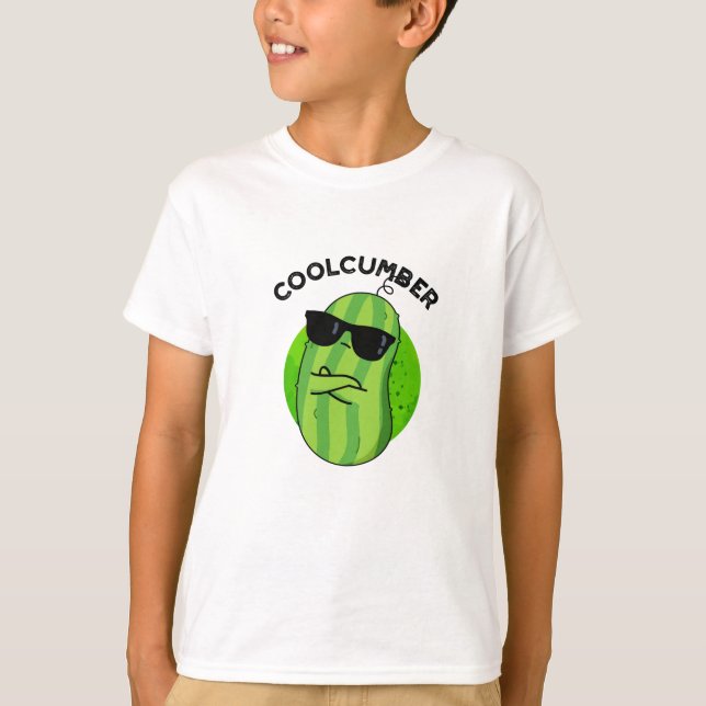 Camiseta Coolcumber Funny Veggie Cucumber Pun (Anverso)