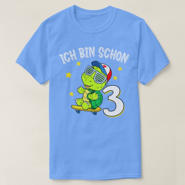 Camiseta Coole Kinder Spukrte 3 Geburtstag (Diseño del anverso)