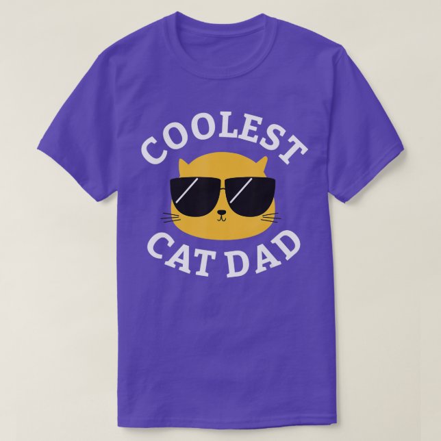Camiseta Coolest Cat Dad  Men  (Diseño del anverso)