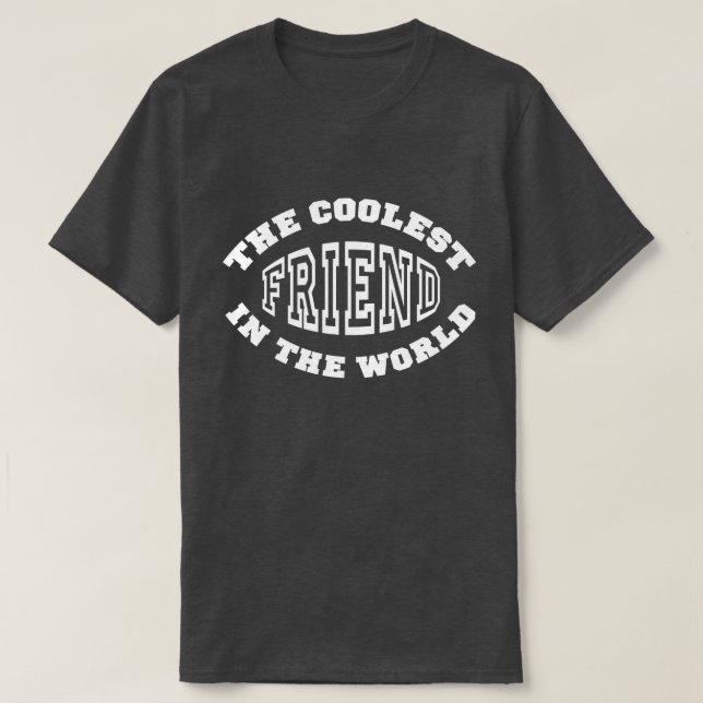 Camiseta Coolest Friend (Diseño del anverso)