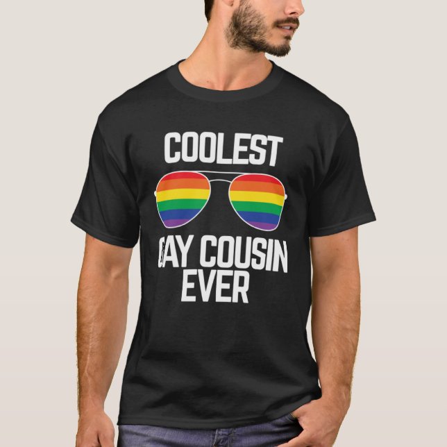 Camiseta Coolest Gay Cousin Ever  Gay Pride (Anverso)